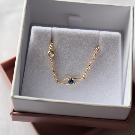 ΒΡΑΧΙΟΛΙ ΑΣΗΜΕΝΙΟ ΕΠΙΧΡΥΣΩΜΕΝΟ ΜΕ ΜΕΤΑΚΙ ΚΑΙ ΜΠΛΕ ΠΕΤΡΑ