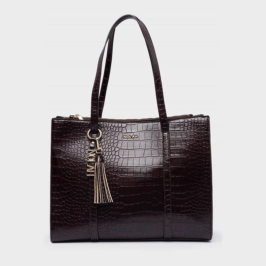 NOLAH Τσάντα Μelody Dark Brown