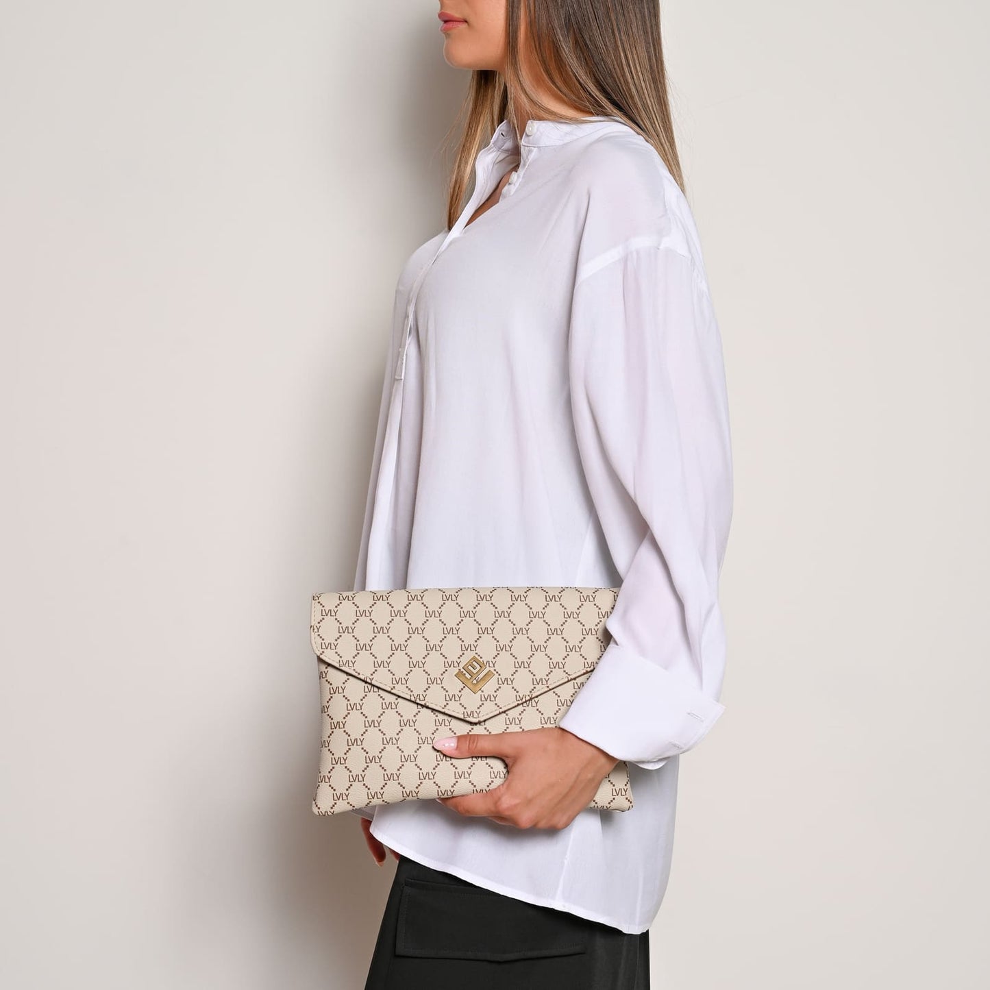Cameo Mosaic Bag | Beige